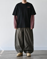オン ドローイング レイヤード ロングスリーブ Tシャツ