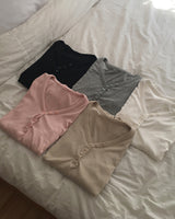 Karun Snap V-Neck Long Sleeve T-Shirt