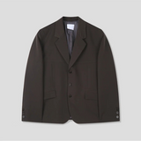 Semi over 3button blazer(2color)