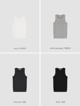 LMN Aven linen square neck sleeveless knitwear (4 colors)