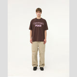 ピースTシャツ - BROWN
