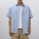 Summer seersucker shirts 3color