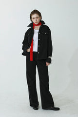 COTTON HEAT-TECH JACKET_BLACK