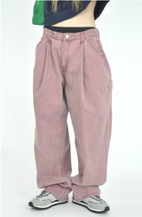 (UNISEX)フェーディドデニムパンツ(3color)