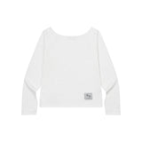 LIV オフショルダー ラグラン ロングスリーブ Tシャツ(3COLOR)