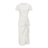 AUDREY long dress [oatmeal]