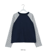 26FW★ [BAONHAUS] ガニン カラーマッチング ラグラン ロングスリーブ Tシャツ
