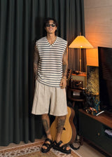Cool Linen Bermuda Wide Shorts 4COLOR