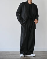 WIT SEMI OVERSIZE BLAZER BK 