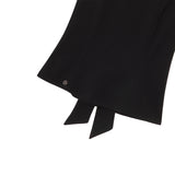 [ULKIN] Backless Double Ribbon Top_Black