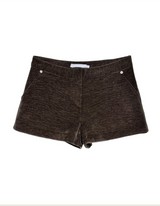 heal & low corduroy short pt