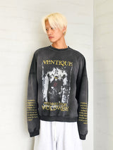 VENTIQUE Washing Nightmare Sweatshirt 1colors