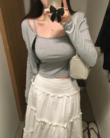 [MADE] Whisper, frill long skirt