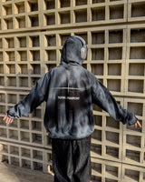 Anarchy Dirty Washing Hoodie Zip-up Warmer