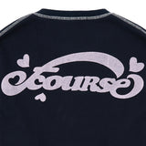 ワッフル コージー ロングスリーブ Tシャツ_ネイビー