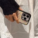 [+Magsafe] ブルームカラーアイボリーエポキシバンパーケース