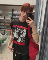 ヘブン グラフィック レタリング ショートスリーブ Tシャツ