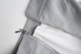 Medi Hybrid Fur Hoodie Zip-up