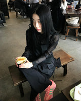 シースルーオーバーシャツ