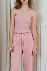 Waffle comfort top_pink