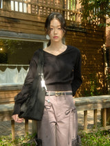 Emma Puff Knit (Black)