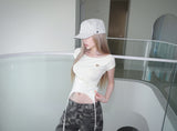 garter drop cross top(3 color) 