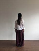 Edinburgh pleated blouse (2color)