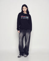 25FW WOMAN AC BEAR PLUS SWEATSHIRT BLACK
