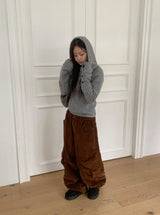 Comta Heart Cargo Corduroy Pants