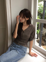 Diro Pocket Adjust Wide Washing Denim Pants