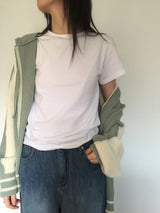 シルケットラウンドTシャツ (5color)