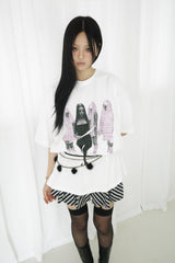 COVEN Tシャツ (WHITE / CHARCOAL)