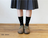 [3PACK] 1507 UNISEX  HEART DOT BASIC SOCKS - color pack