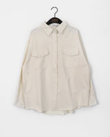 [MADE] Hove Loose Fit Pocket Cotton Shirt