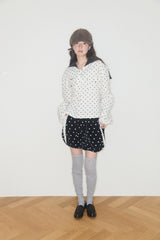 POLKA STAR PATCH SAILOR BLOUSE (IVORY)