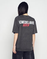 26FW ローリング ストーンズバンドライブピグメントショートスリーブ Tシャツ