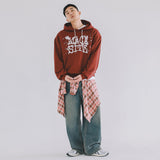 VINTAGE LOGO HOODED T-SHIRT WINE