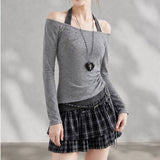 Talia Star Shirring Layered T-shirt