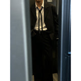 [Unisex] Slim long tie