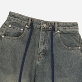 Simon Curved Denim Pants