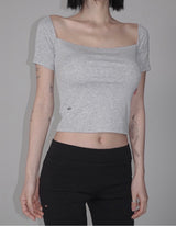 Organic Deep Square Neck - Short Sleeve