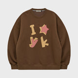 YK Check Applique Sweatshirt