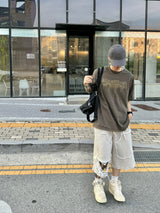 ダーディーロービンテージベージュハーフパンツ 1C