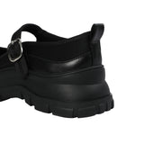 TILIA METAL LOGO POINT MARY JANE SHOES