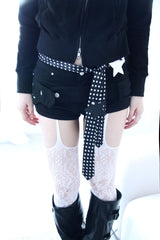 Belt Detail Span Shorts