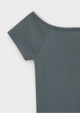 [B-BASIC] スタンダードオフショルダー半袖Tシャツ 2SIZE