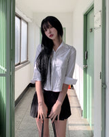 Linder Basic Three Quarter Crop Shirt