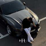[HFORUS MADE]Forus Uネックハーフスリーブス イン ブラック