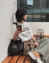 リンデルヴィンテージオールドカーショートスリーブTシャツ