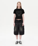 TATTOO CROP TEE